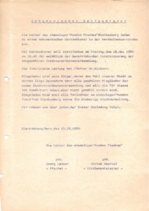Einladung
